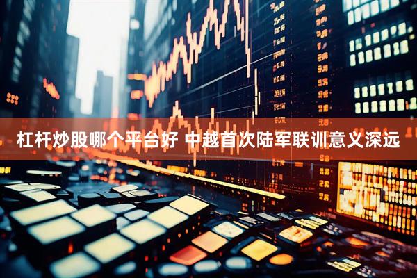 杠杆炒股哪个平台好 中越首次陆军联训意义深远