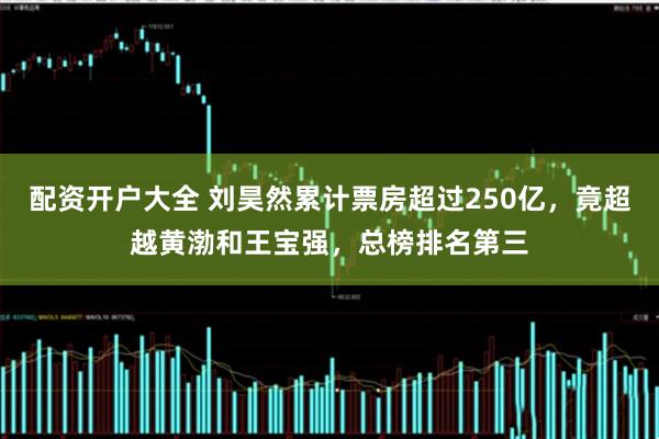 配资开户大全 刘昊然累计票房超过250亿，竟超越黄渤和王宝强，总榜排名第三